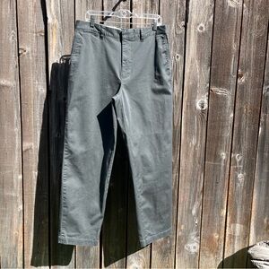 GAP Men's Dark Gray Green Stretch Chinos size 35/32